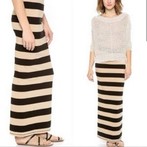 Free People Striped Maxi Skirt